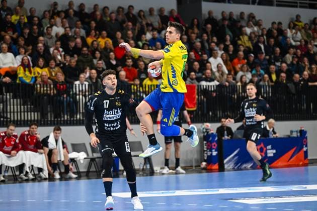 EHF European League - Group Stage: AHC Potaissa Turda vs. SG Flensburg-Handewitt Group Stage of the EHF European League: AHC Potaissa Turda vs. SG Flensburg-Handewitt, disputed in Turda Arena, Turda, 11th of November 2025 Copyright: xAncaxTepeix