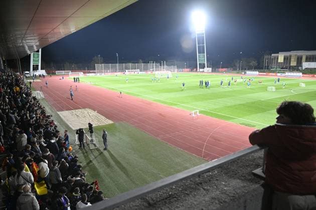 Spain National Football Team training session MADRID, SPAIN - NOVEMBER 11: Fans watch the Spain National Football Team training ahead of 2026 FIFA World Cup, WM, Weltmeisterschaft, Fussball European Qualifiers Group E football match against Georgia at the Spanish Football Federation s facilities at Las Rozas Soccer City of Madrid, Spain on November 11, 2025. Burak Akbulut Anadolu Madrid Spain. Editorial use only. Please get in touch for any other usage.  Copyright: x2025xAnadoluxBurakxAkbulutx