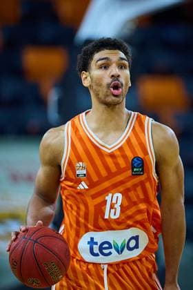 Portrait, Portraet, Freehand by Mark Smith ratiopharm ulm, 13 GER, ratiopharm ulm vs Cosea JL Bourg en Bresse, Basketball, Matchday 7, BKT EuroCup, Season 2025 2026, 11 11 2025 GER, ratiopharm ulm vs Cosea JL Bourg en Bresse, Basketball, Matchday 7, BKT EuroCup, Season 2025 2026, 11 11 2025 Neu Ulm Copyright: xEibner-Pressefoto GeraldxOelze-dexStoppanyx EP_ODS