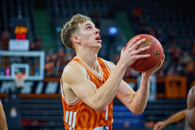Portrait, Portraet, Freisteller von Tobias Jensen ratiopharm ulm, 07 GER, ratiopharm ulm vs Cosea JL Bourg en Bresse, Basketball, 7 Spieltag, BKT EuroCup, Spielzeit 2025 2026, 11 11 2025 GER, ratiopharm ulm vs Cosea JL Bourg en Bresse, Basketball, 7 Spieltag, BKT EuroCup, Spielzeit 2025 2026, 11 11 2025 Neu Ulm Copyright: xEibner-Pressefoto GeraldxOelze-dexStoppanyx EP_ODS