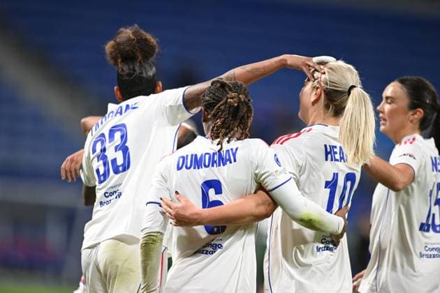 Football : Lyonnes v Wolfsburg - UEFA Women s champions league Ada HEGERBERG of Lyon scoring goal during the UEFA Womens champions league match between OL Lyonnes and Wolfsburg at Groupama Stadium Decines Charpieu Lyon France on November 11, 2025  Copyright: xALLILI_MOURADx
