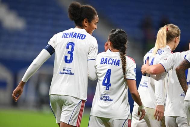 Football : Lyonnes v Wolfsburg - UEFA Women s champions league Ada HEGERBERG of Lyon scoring goal during the UEFA Womens champions league match between OL Lyonnes and Wolfsburg at Groupama Stadium Decines Charpieu Lyon France on November 11, 2025  Copyright: xALLILI_MOURADx