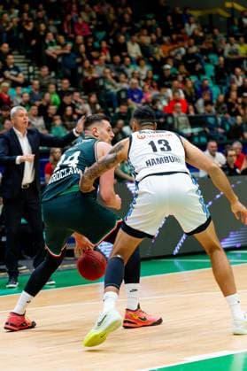 2025.11.11, WROCLAW, KOSZYKOWKA MEZCZYZN SEZON 2025 2026 BKT EUROCUP -- BASKETBALL EUROCUP SEASON 2025 2026 WKS Slask Wroclaw - Veolia Towers Hamburg N Z STEFAN DJORDJEVIC BREUNIG MARTIN FOT. KRYSTYNA PACZKOWSKA NEWSPIX.PL NEWSPIX.PL --- newspix.pl 