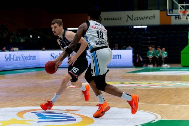 2025.11.11, WROCLAW, KOSZYKOWKA MEZCZYZN SEZON 2025 2026 BKT EUROCUP -- BASKETBALL EUROCUP SEASON 2025 2026 WKS Slask Wroclaw - Veolia Towers Hamburg N Z JAKUB NIZIOL EDLER DAVIS JUSTIN FOT. KRYSTYNA PACZKOWSKA NEWSPIX.PL NEWSPIX.PL --- newspix.pl 