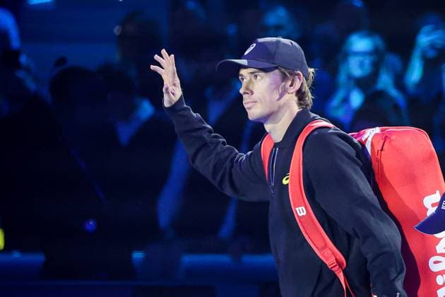 TENNIS - Internazionali di Tennis - Nitto ATP, Tennis Herren Finals 2025 Alex de Minaur (AUS) during Nitto ATP Finals 2025, International Tennis match in Turin, Italy, November 11 2025 Turin Italy  Copyright: xIPAxSport ABACAx