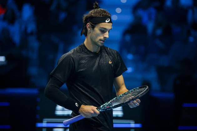 TENNIS - Internazionali di Tennis - Nitto ATP, Tennis Herren Finals 2025 Lorenzo Musetti (ITA) during Nitto ATP Finals 2025, International Tennis match in Turin, Italy, November 11 2025 Turin Italy  Copyright: xIPAxSport ABACAx