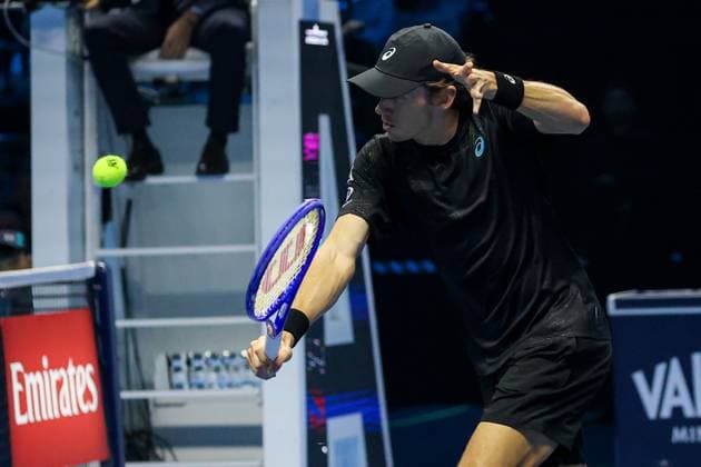 Alex de Minaur (AUS) during Nitto ATP, Tennis Herren Finals 2025, International Tennis match in Turin, Italy, November 11 2025  Copyright: xRobertaxCorradin IPAxSportx xipa-agency.netx xx IPA_67841040 IPA_Agency_IPA67841040