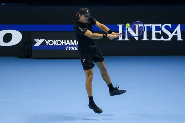 Alex de Minaur (AUS) during Nitto ATP, Tennis Herren Finals 2025, International Tennis match in Turin, Italy, November 11 2025  Copyright: xRobertaxCorradin IPAxSportx xipa-agency.netx xx IPA_67841081 IPA_Agency_IPA67841081