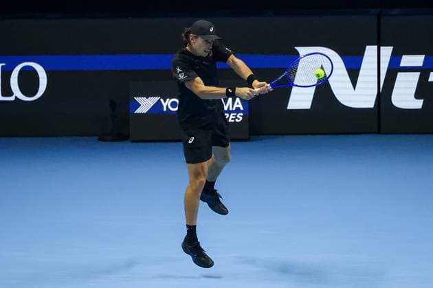 Alex de Minaur (AUS) during Nitto ATP, Tennis Herren Finals 2025, International Tennis match in Turin, Italy, November 11 2025  Copyright: xRobertaxCorradin IPAxSportx xipa-agency.netx xx IPA_67841098 IPA_Agency_IPA67841098