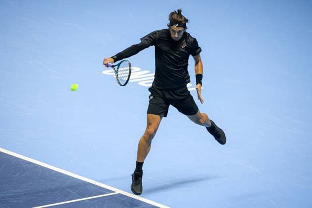 Lorenzo Musetti (ITA) during Nitto ATP, Tennis Herren Finals 2025, International Tennis match in Turin, Italy, November 11 2025  Copyright: xRobertaxCorradin IPAxSportx xipa-agency.netx xx IPA_67841134 IPA_Agency_IPA67841134
