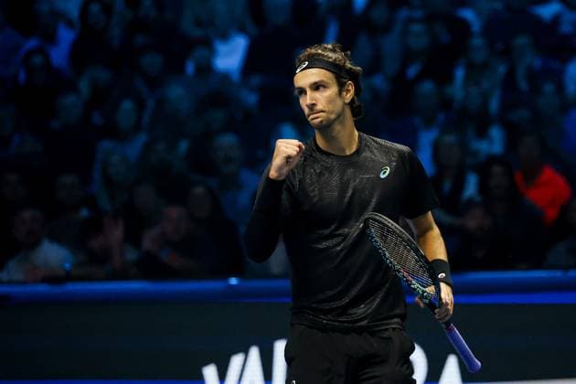 Lorenzo Musetti (ITA) during Nitto ATP, Tennis Herren Finals 2025, International Tennis match in Turin, Italy, November 11 2025  Copyright: xRobertaxCorradin IPAxSportx xipa-agency.netx xx IPA_67840965 IPA_Agency_IPA67840965