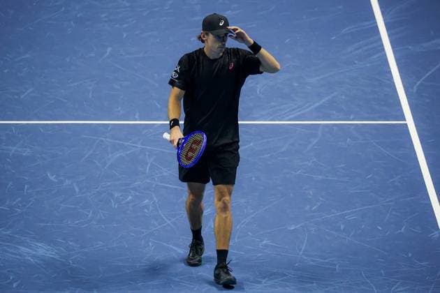 TENNIS - Internazionali di Tennis - Nitto ATP, Tennis Herren Finals 2025 Alex de Minaur (AUS) during Nitto ATP Finals 2025, International Tennis match in Turin, Italy, November 11 2025 Turin Italy  Copyright: xIPAxSport ABACAx