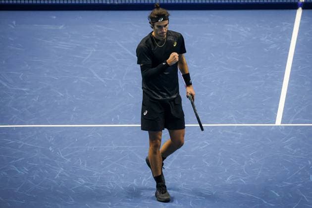 TENNIS - Internazionali di Tennis - Nitto ATP, Tennis Herren Finals 2025 Lorenzo Musetti (ITA) during Nitto ATP Finals 2025, International Tennis match in Turin, Italy, November 11 2025 Turin Italy  Copyright: xIPAxSport ABACAx