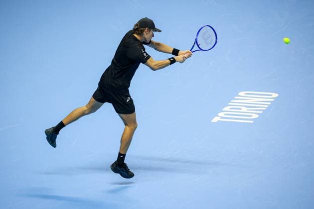 TENNIS - Internazionali di Tennis - Nitto ATP, Tennis Herren Finals 2025 Alex de Minaur (AUS) during Nitto ATP Finals 2025, International Tennis match in Turin, Italy, November 11 2025 Turin Italy  Copyright: xIPAxSport ABACAx