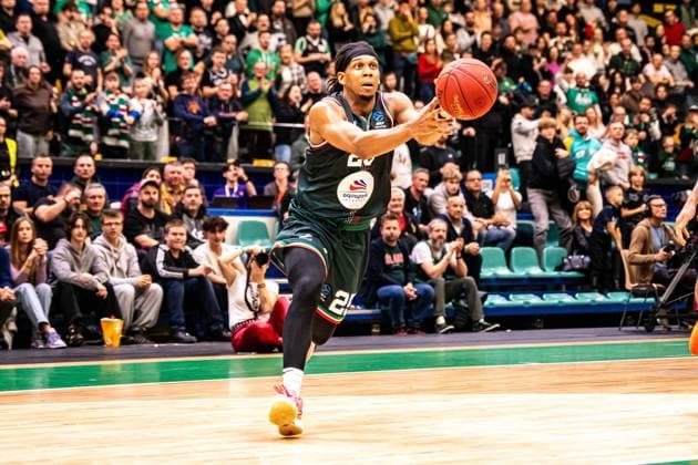 POLAND AND CZECH REPUBLIC OUT !!! Wroclaw 11.11.2025. Koszykowka Eurocup sezon 2025 2026 kolejka 7mecz: Slask Wroclaw - Veolia Towers Hamburg -- Basketball Eurocup season 2025 2026 round 7 match: Slask Wroclaw - Veolia Towers Hamburg nz Kadre Gray Fot. Antoni Dec Arena Akcji NEWSPIX.PL --- newspix.pl 