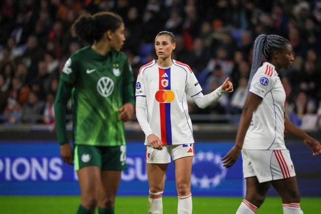 Lyon, France 11 November 2025 Champions League Women 2025 2026 OL Lyonnes vs VfL Wolfsburg In the picture Jule Brand OL Groupama Stadium Copyright: xFotostandx xFantinix