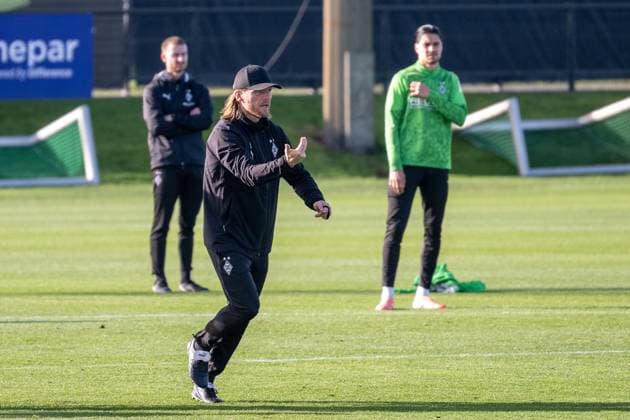 Football, Borussia Mönchengladbach Training