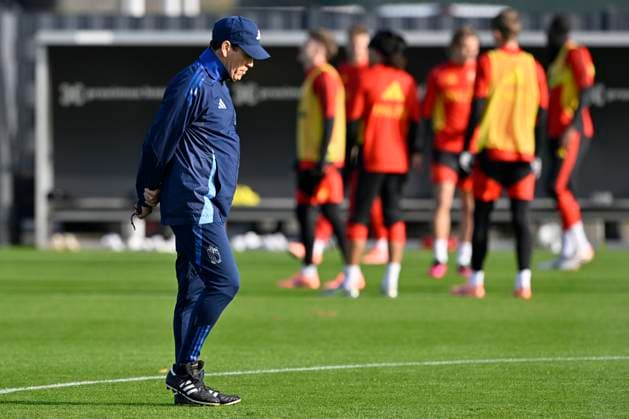 Football, Belgium national team training