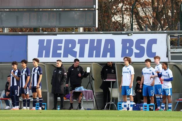 Football, 2nd BL, Hertha BSC training match