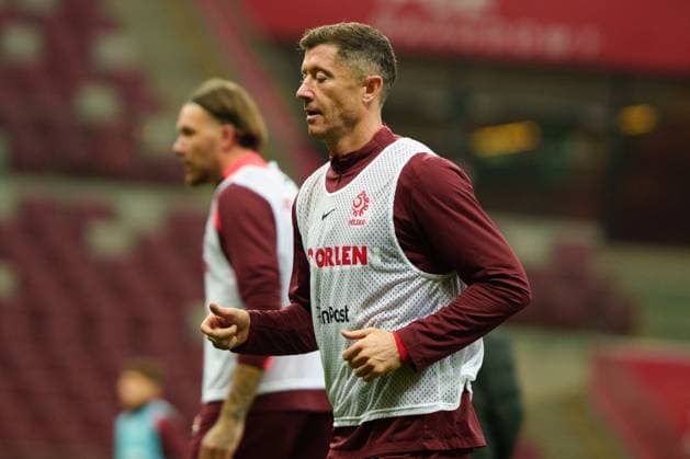 Robert Lewandowski seen during Training session during november 2025 international break of Polish national team, Nationalteam (Kazimierz Koper Ball Raw Images) Warsaw PGE Narodowy Poland Copyright: xKazimierzxKoperx KazimierzKoper_trening1211_2526-18
