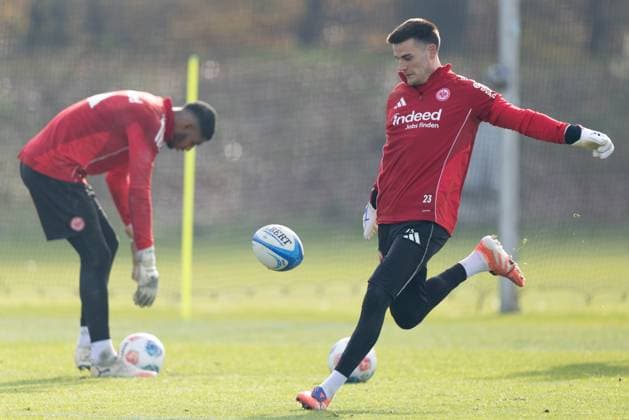 Football, 1st BL, Eintracht Frankfurt, Training