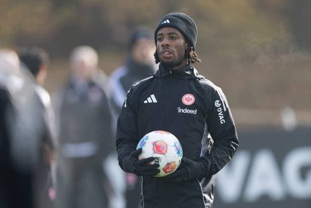 Training Eintracht Frankfurt Elye Wahi Eintracht Frankfurt, 17 Training of Eintracht Frankfurt on November 12, 2025 at Deutsche Bank Park in Frankfurt am Main , Frankfurt am Main Hessen Germany Deutsche Bank Park