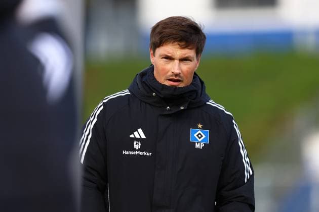 Merlin Polzin Coach, Hamburger SV Football I Men I Friendly match I Season 2025 2026 I Hamburger SV FC Groningen I 12 11 2025 I Training ground Volksparkstadion