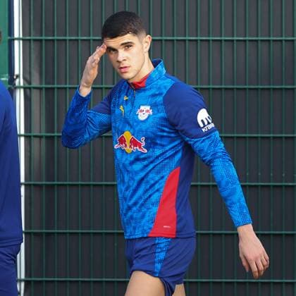Training RB Leipzig Bundesliga Leipzig, 12 11 2025, Training center at Cottaweg, Season 2025 2026, Football, Men, 1 Bundesliga , Training RB Leipzig , In the picture Kosta Nedeljkovic ,