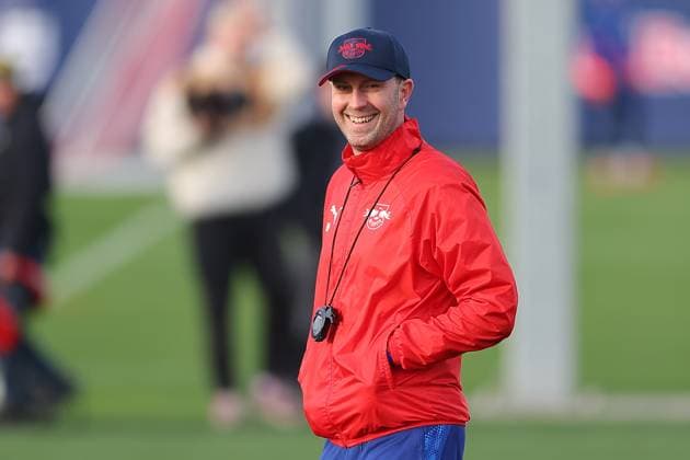 Training RB Leipzig Bundesliga Leipzig, 12 11 2025, Training center at Cottaweg, Season 2025 2026, Football, Men, 1 Bundesliga , Training RB Leipzig , In the picture coach Ole Werner ,
