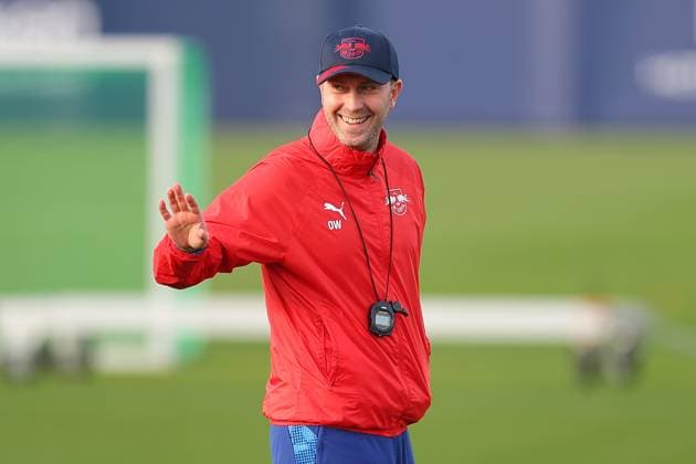 Training RB Leipzig Bundesliga Leipzig, 12 11 2025, Training center at Cottaweg, Season 2025 2026, Football, Men, 1 Bundesliga , Training RB Leipzig , In the picture coach Ole Werner ,