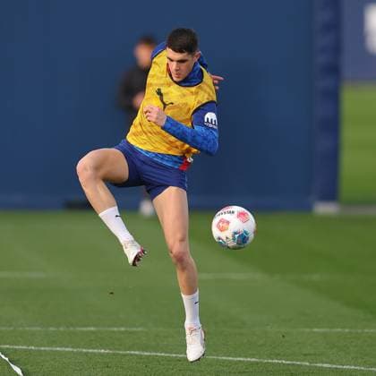Training RB Leipzig Bundesliga Leipzig, 12 11 2025, Training center at Cottaweg, Season 2025 2026, Football, Men, 1 Bundesliga , Training RB Leipzig , In the picture Kosta Nedeljkovic ,