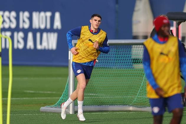 Training RB Leipzig Bundesliga Leipzig, 12 11 2025, Training center at Cottaweg, Season 2025 2026, Football, Men, 1 Bundesliga , Training RB Leipzig , In the picture Kosta Nedeljkovic ,