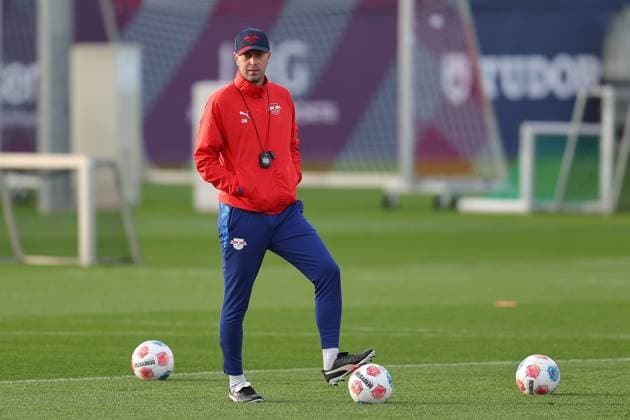 Training RB Leipzig Bundesliga Leipzig, 12 11 2025, Training center at Cottaweg, Season 2025 2026, Football, Men, 1 Bundesliga , Training RB Leipzig , In the picture coach Ole Werner ,