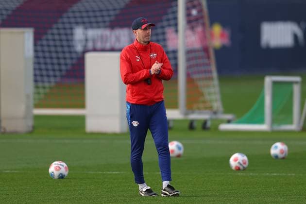 Training RB Leipzig Bundesliga Leipzig, 12 11 2025, Training center at Cottaweg, Season 2025 2026, Football, Men, 1 Bundesliga , Training RB Leipzig , In the picture coach Ole Werner ,