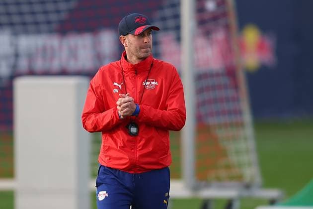 Training RB Leipzig Bundesliga Leipzig, 12 11 2025, Training center at Cottaweg, Season 2025 2026, Football, Men, 1 Bundesliga , Training RB Leipzig , In the picture coach Ole Werner ,
