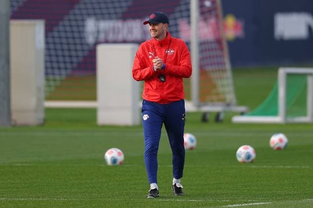 Training RB Leipzig Bundesliga Leipzig, 12 11 2025, Training center at Cottaweg, Season 2025 2026, Football, Men, 1 Bundesliga , Training RB Leipzig , In the picture coach Ole Werner ,
