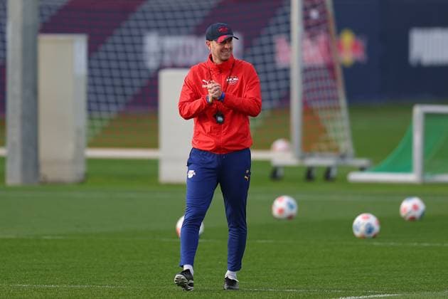 Training RB Leipzig Bundesliga Leipzig, 12 11 2025, Training center at Cottaweg, Season 2025 2026, Football, Men, 1 Bundesliga , Training RB Leipzig , In the picture coach Ole Werner ,