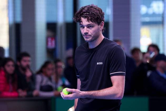 Taylor Fritz (USA) in training during Nitto ATP, Tennis Herren Finals 2025, International Tennis match in Turin, Italy, November 12 2025  Copyright: xRobertaxCorradin IPAxSportx xipa-agency.netx xx IPA_67868511 IPA_Agency_IPA67868511