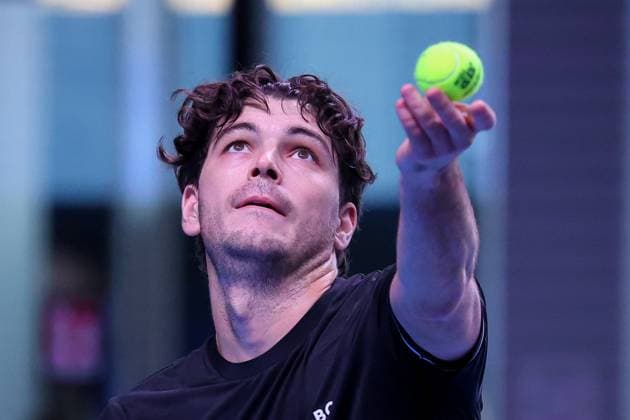 Taylor Fritz (USA) in training during Nitto ATP, Tennis Herren Finals 2025, International Tennis match in Turin, Italy, November 12 2025  Copyright: xRobertaxCorradin IPAxSportx xipa-agency.netx xx IPA_67868516 IPA_Agency_IPA67868516