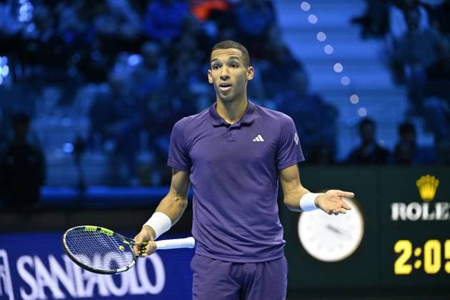 Netto ATP, Tennis Herren finals 2025 Turino - Tennis - Atp - Netto Atp finals 2025 Turino - 12 11 2025 - Felix Auger Aliassime - Canada Torino  Copyright: xChryslenexCaillaud Pznewsx
