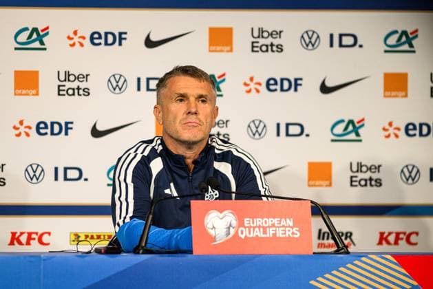 Football, Ukraine national team, Press conference
