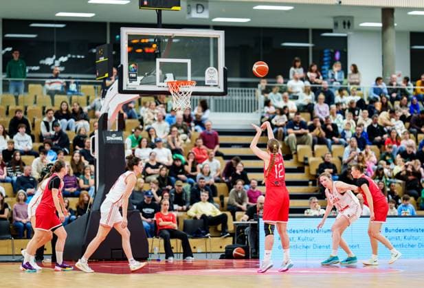 BASKETBALL - FIBA Quali, AUT vs NOR VIENNA,AUSTRIA,12.NOV.25 - BASKETBALL - FIBA Women s EURO Basket 2027, qualification, Austria vs Norway. Image shows Tori Halvorsen (NOR).  GEPAxpictures xEdgarxEisner