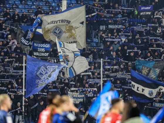 at the BfV Cup quarterfinal SV Waldhof Mannheim 1860 Munich on 12 11 25 in Carl Benz Stadium, Mannheim xamx Photo Alfio Marino Copyright: