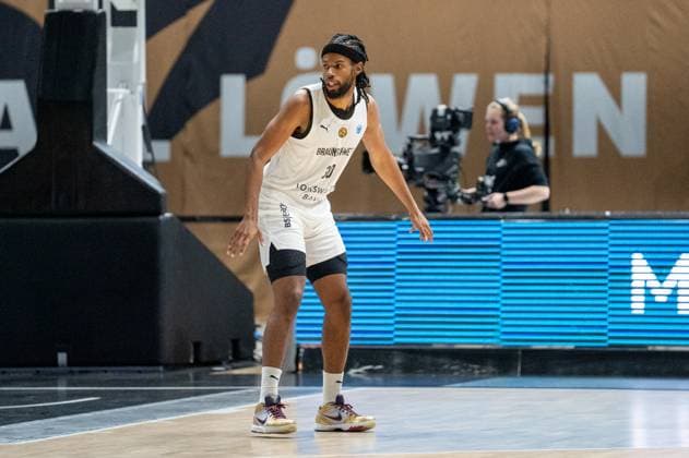 Germany, Basketball, FIBA, FIBA Europe Cup Volkswagen Halle Basketball Löwen Braunschweig KB Trepca on 12 11 in Braunschweig Volkswagen Halle Chip Flanigan F, Basketball Löwen Braunschweig Copyright: xSvenxHeidmannx