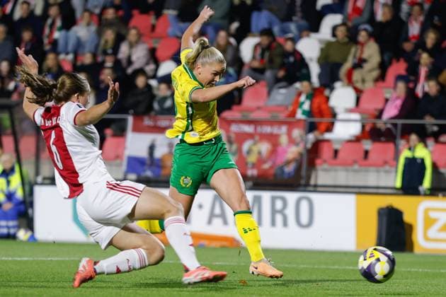Football, Women, UEFA Europa Cup, Ajax Amsterdam - Hammarby IF