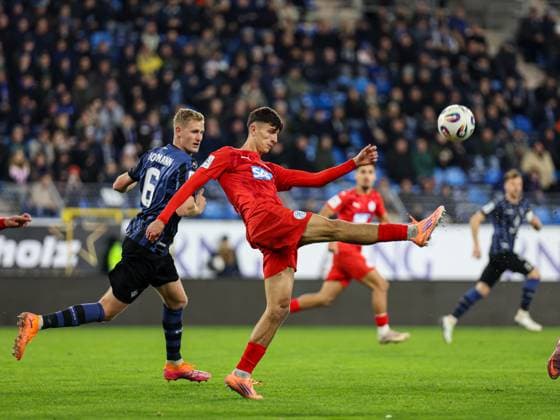 Konrad Riehle FC Astoria Walldorf, 14 on the ball at the BfV Pokal quarterfinal SV Waldhof Mannheim FC Astoria Walldorf on 12 11 25 at Carl Benz Stadion, Mannheim xamx Photo Alfio Marino Copyright: