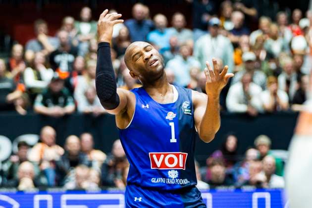 12 11 2025, xomx, Basketball EuroCup 2025, Niners Chemnitz KK BuduÄ‡nost Podgorica v l RASHEED SULAIMON KK BuduÄ‡nost Podgorica Portrait, Portraet, Chemnitz