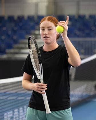 Billie Jean King Cup 2025 Play Offs, TC Ismaning, Munich, Germany, Team Germany, Ella Seidel trains, training, warm up, Warm up Tennis Billie Jean King Cup 2025 ITF Billie Jean King Cup TC Ismaning Ismaning Bavaria Germany 12 November 2025 Copyright: xJuergenxHasenkopfx