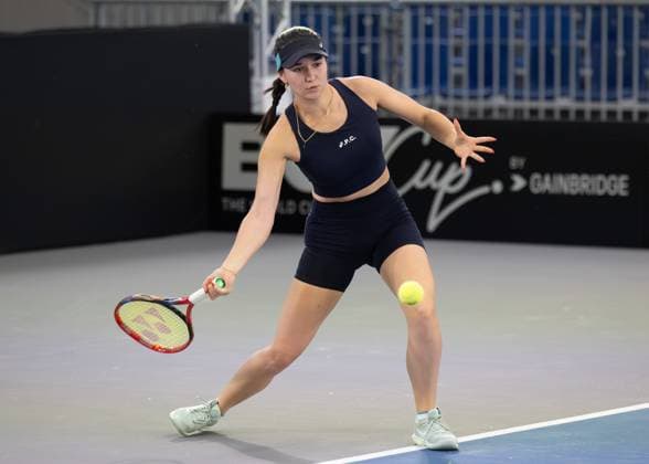 Billie Jean King Cup 2025 Play Offs, TC Ismaning, Munich, Germany, Team Germany, Eva Lys trains, training, warm up, warm up tennis Billie Jean King Cup 2025 ITF Billie Jean King Cup TC Ismaning Ismaning Bavaria Germany 12 November 2025 Copyright: xJuergenxHasenkopfx