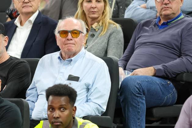 Uli Hoeness FC Bayern Muenchen, Honorary President , GER, FC Bayern Basketball vs FC Barcelona, Basketball, Euroleague, Matchday 10, Season 2025 2026, 12 11 2025, GER, FC Bayern Basketball vs FC Barcelona, Basketball, Euroleague, Matchday 10, Season 2025 2026, 12 11 2025 Muenchen Copyright: xEibner-Pressefoto JennixMaulx EP_JML
